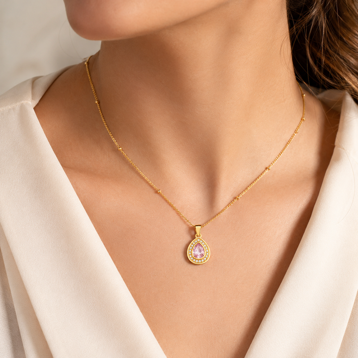 Roselle Drop Necklace