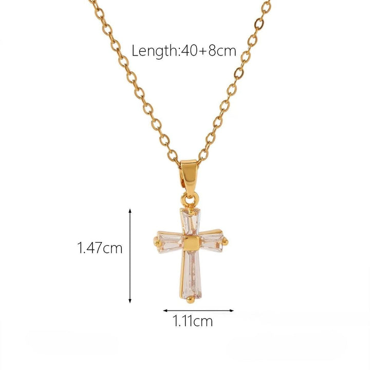 Luxe Cross Necklace | Salty