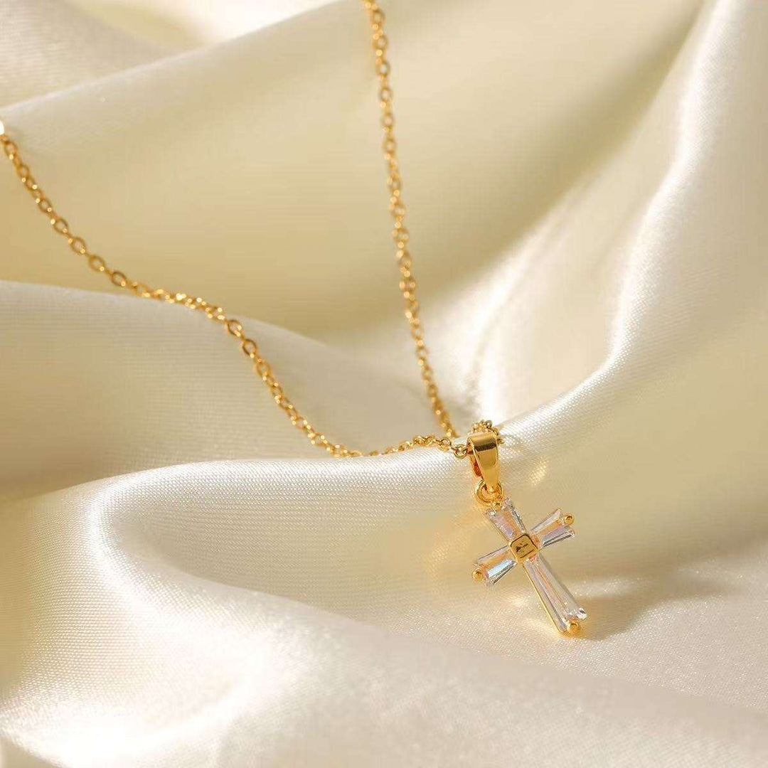 Luxe Cross Necklace | Salty