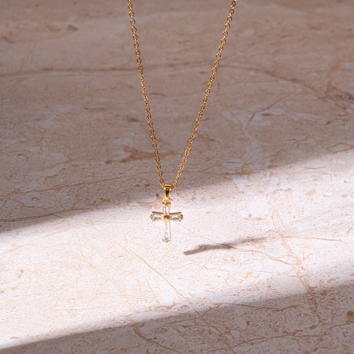 Luxe Cross Necklace | Salty
