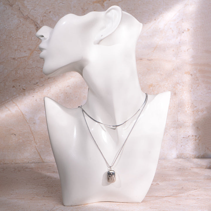 Silver Tag Necklace | Salty