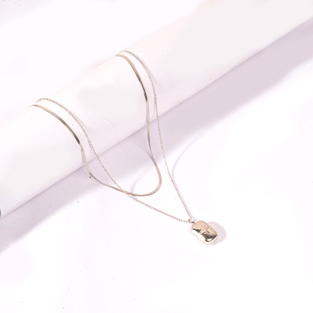 Silver Tag Necklace | Salty