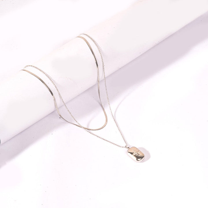 Silver Tag Necklace | Salty