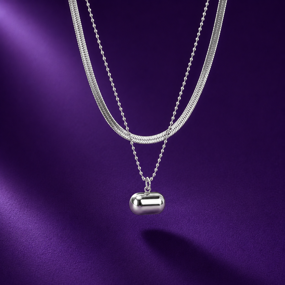 Silver Bar Necklace