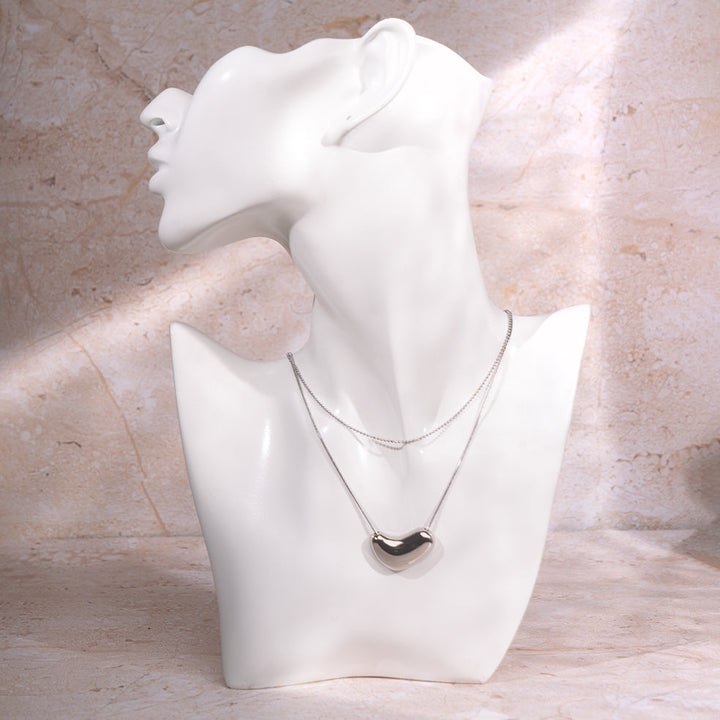 Silver Bean Necklace | Salty