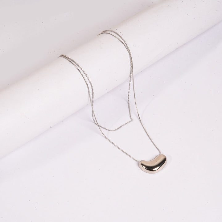 Silver Bean Necklace | Salty