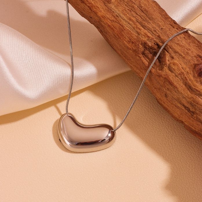 Silver Bean Necklace | Salty
