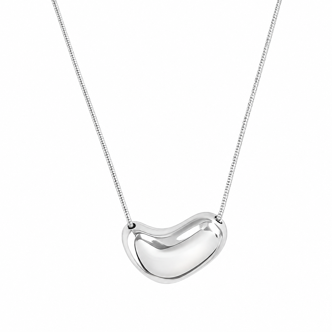 Silver Bean Necklace | Salty