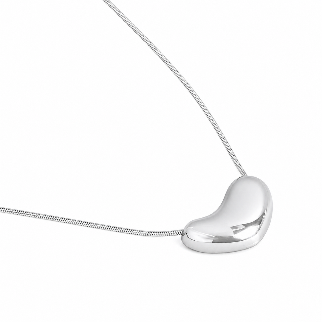 Silver Bean Necklace | Salty