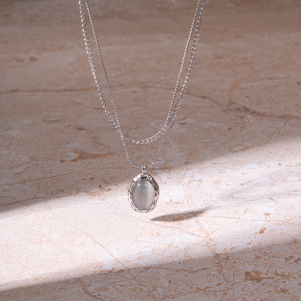 Silver Drop Necklace | Salty
