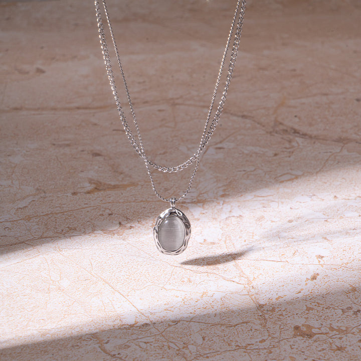 Silver Drop Necklace | Salty