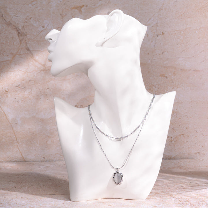 Silver Drop Necklace | Salty