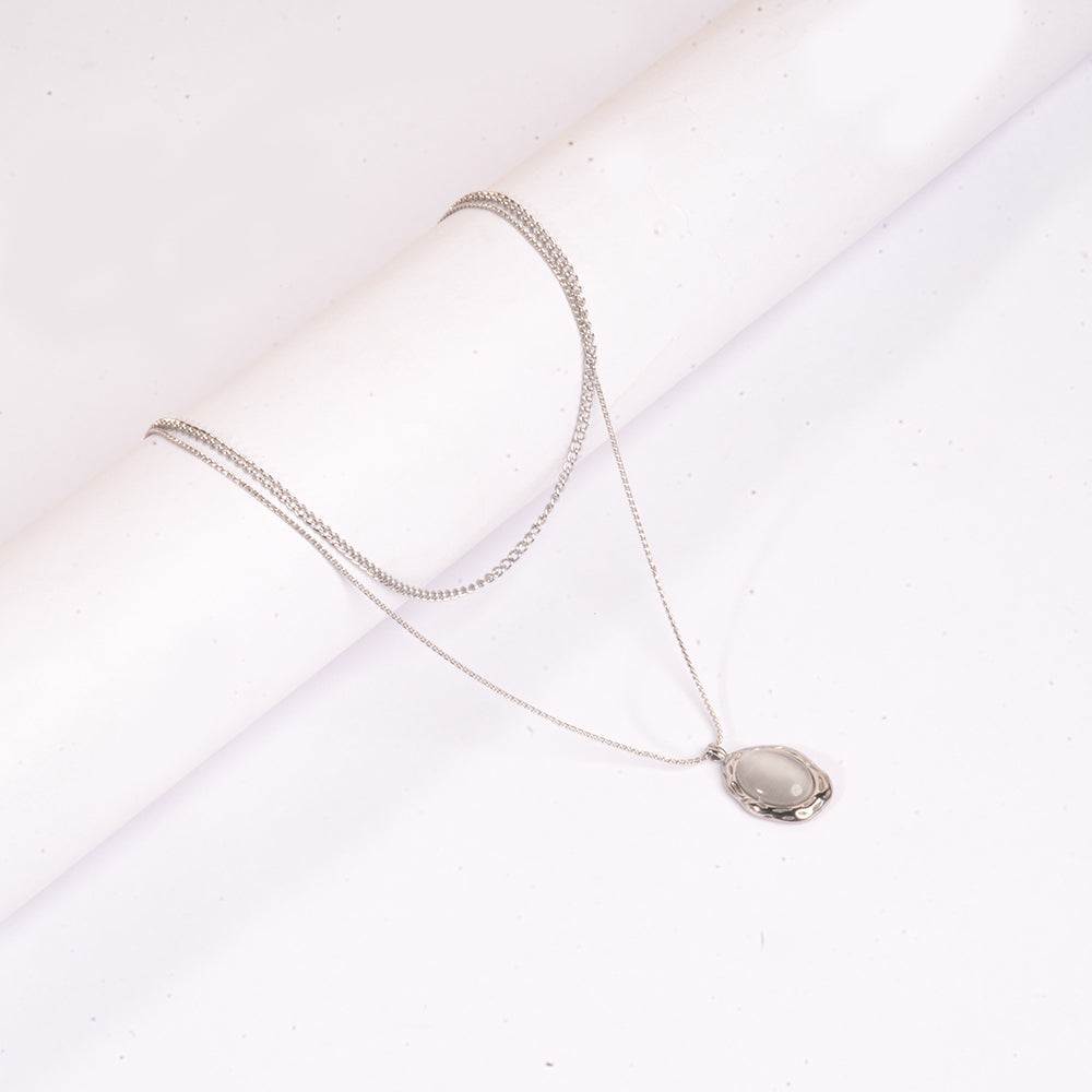 Silver Drop Necklace | Salty