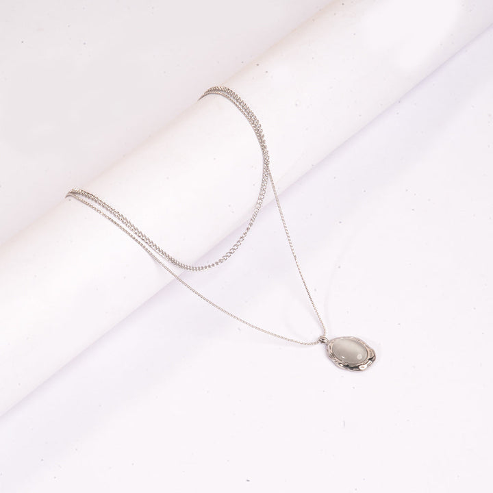 Silver Drop Necklace | Salty
