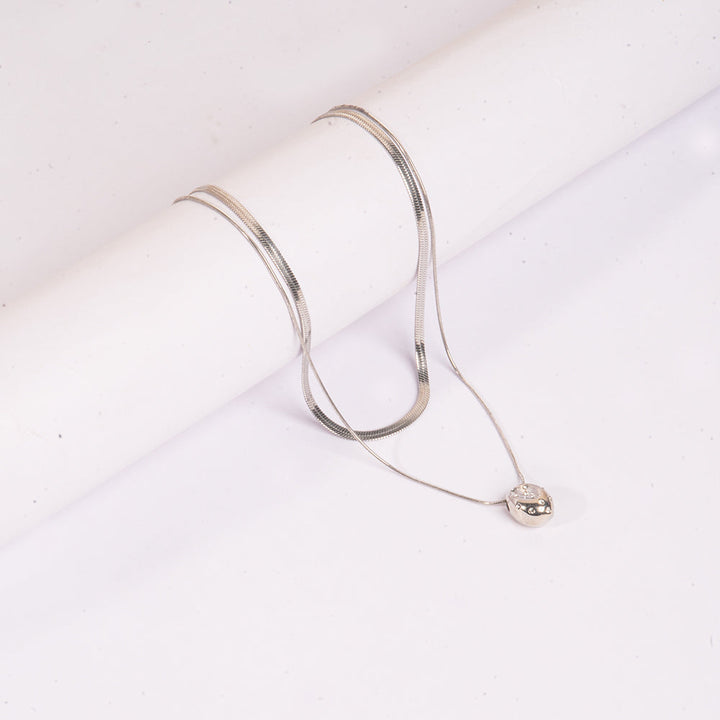 Silver Pearl Glow Necklace | Salty