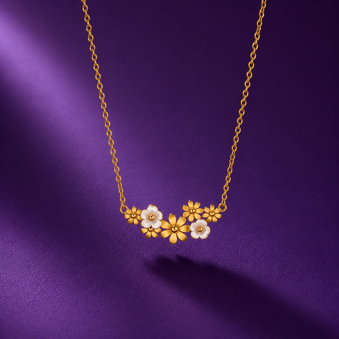 Golden Daisy Necklace