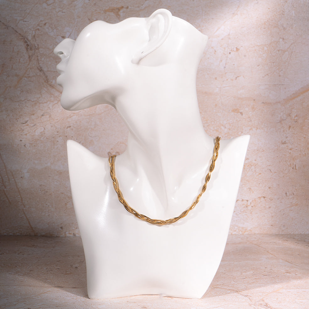 Golden Olive Charm Necklace | Salty