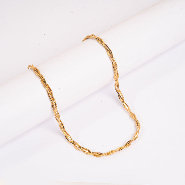 Golden Olive Charm Necklace | Salty