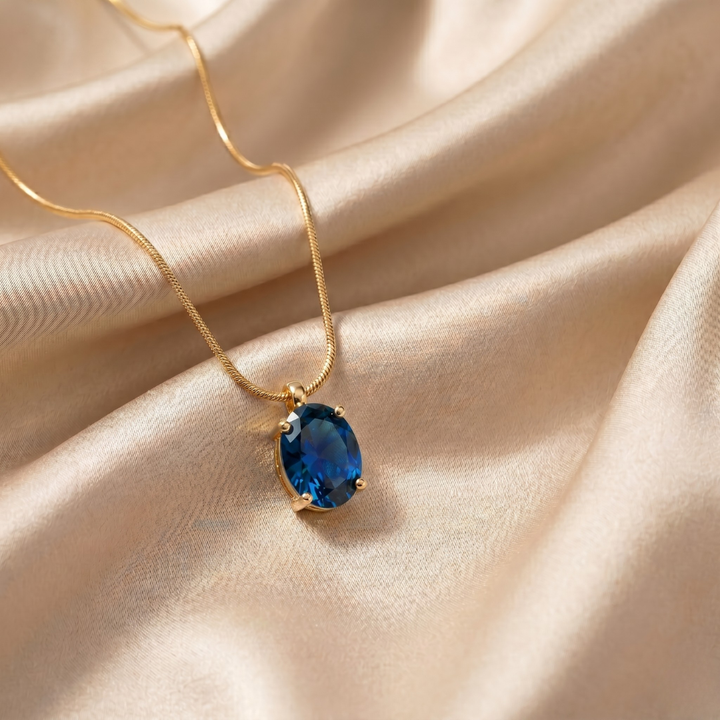 Navy Glow Necklace