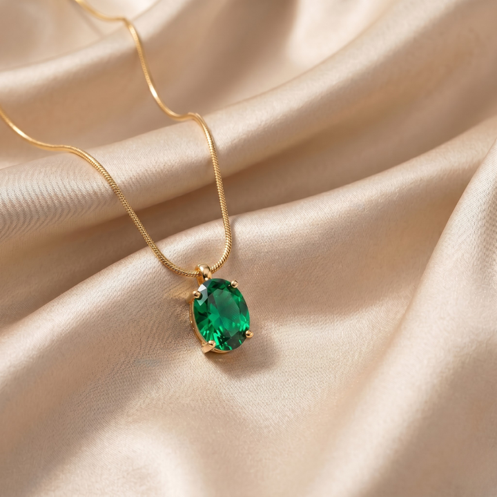 Emerald Glow Necklace
