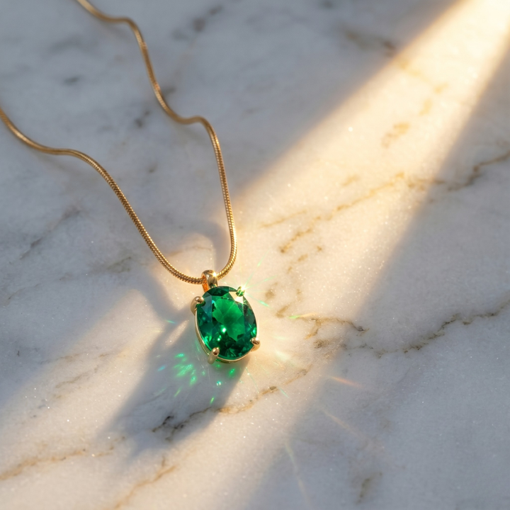 Emerald Glow Necklace