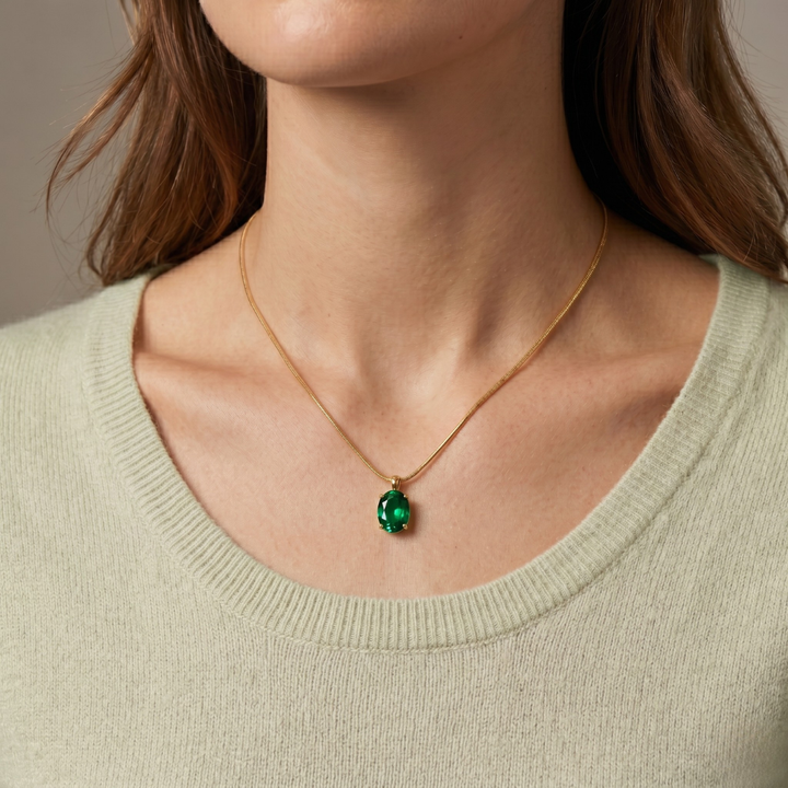 Emerald Glow Necklace