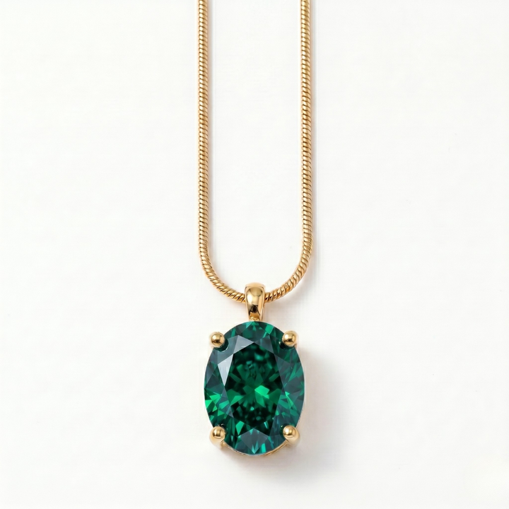 Emerald Glow Necklace