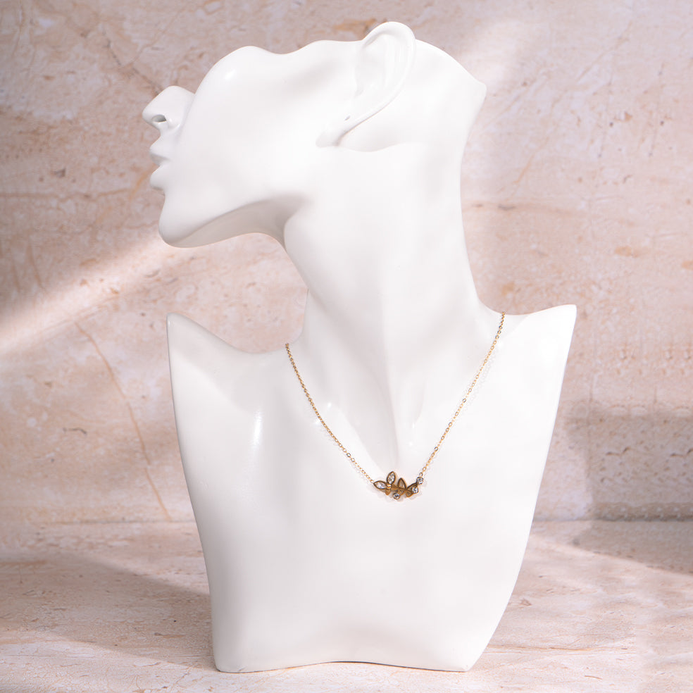 Golden Petal Grace Necklace | Salty