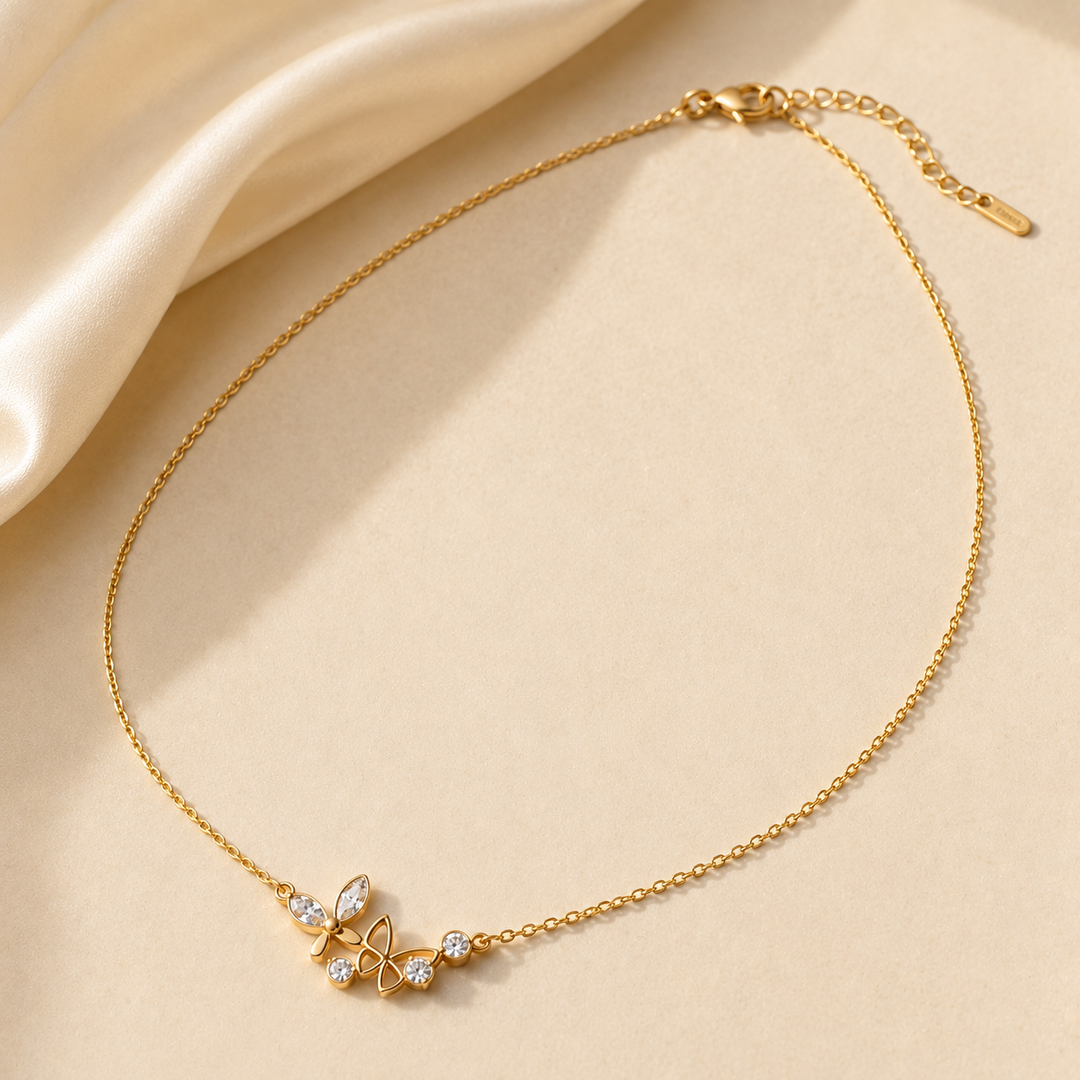 Golden Petal Grace Necklace | Salty