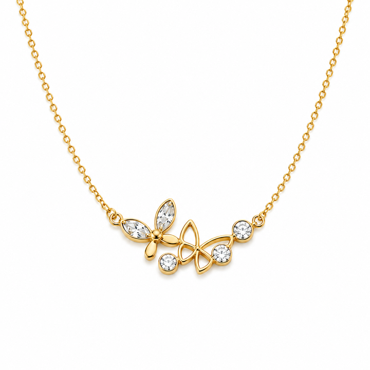 Golden Petal Grace Necklace | Salty