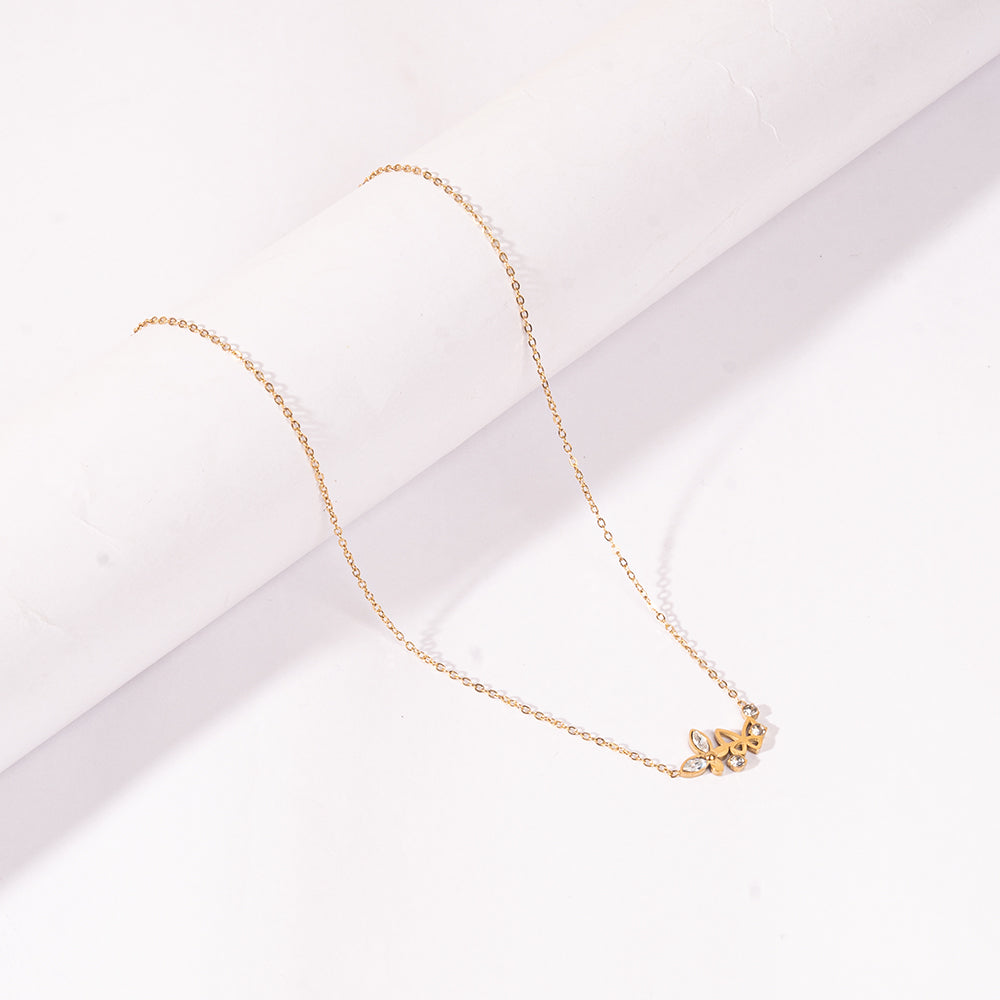 Golden Petal Grace Necklace | Salty