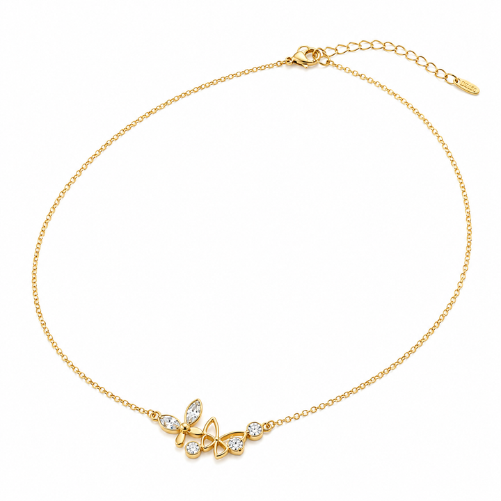 Golden Petal Grace Necklace | Salty
