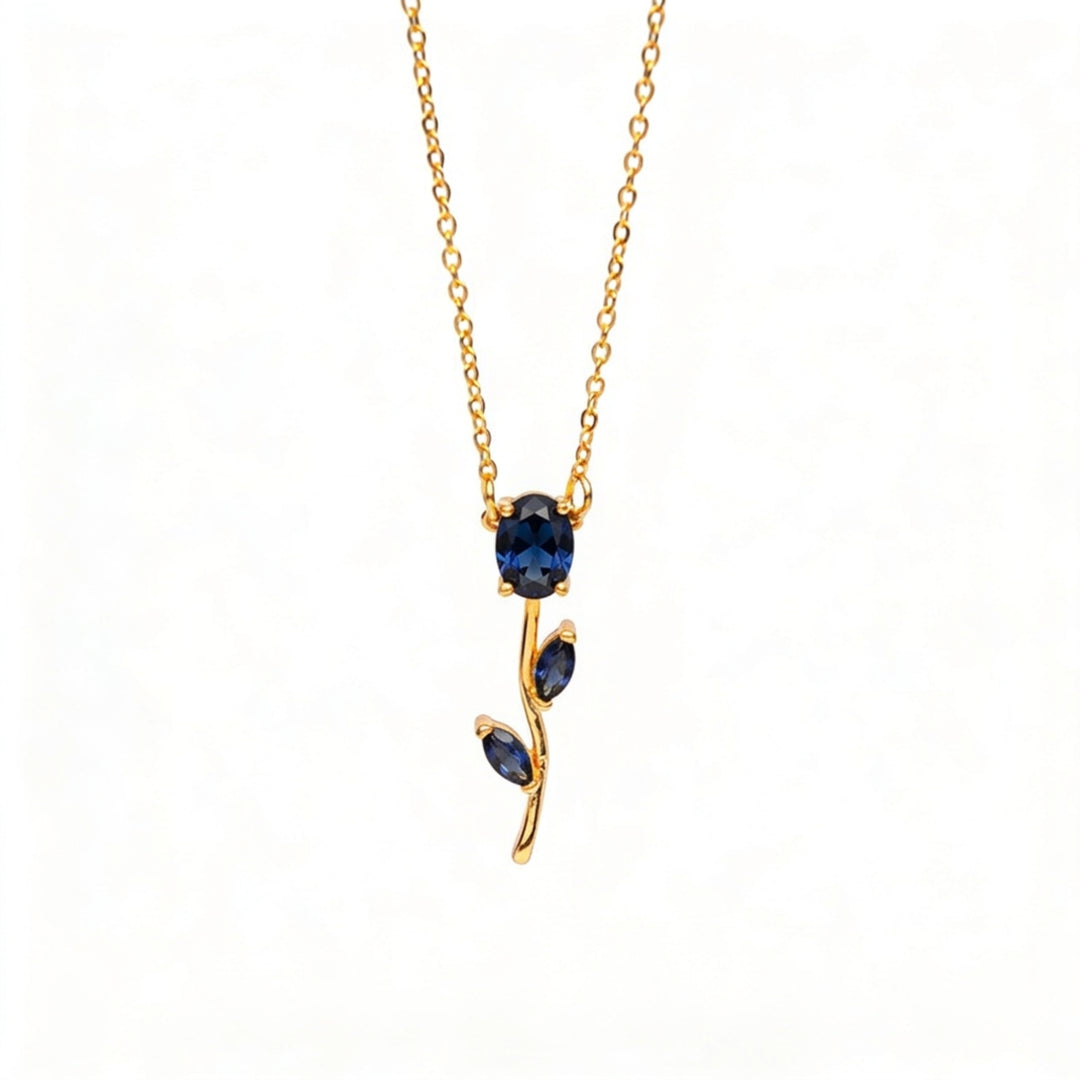 Tulip Velisse Necklace - Blue
