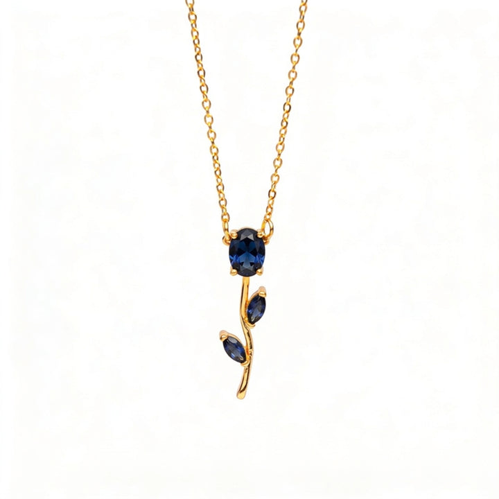 Tulip Velisse Necklace - Blue