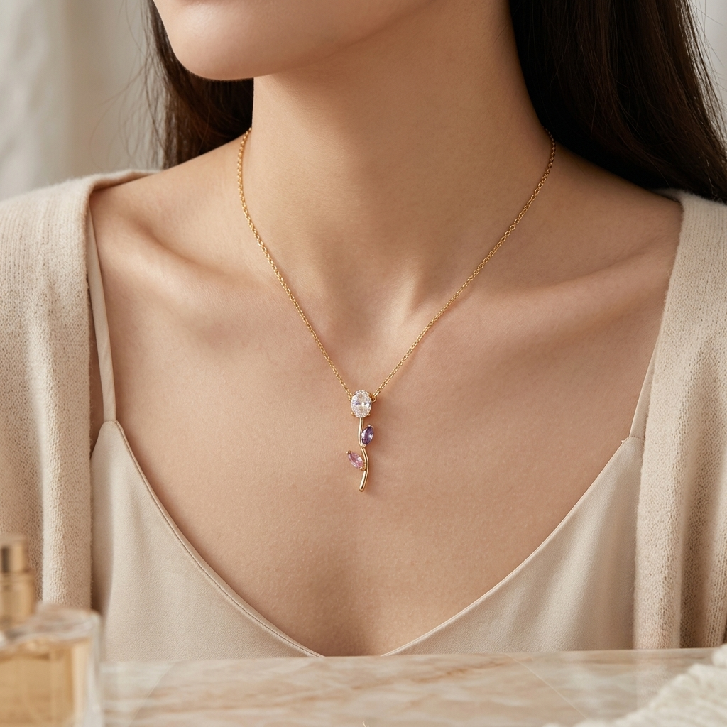 Tulip Velisse Necklace - Multicolor