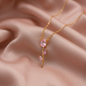 Tulip Velisse Necklace - Pink
