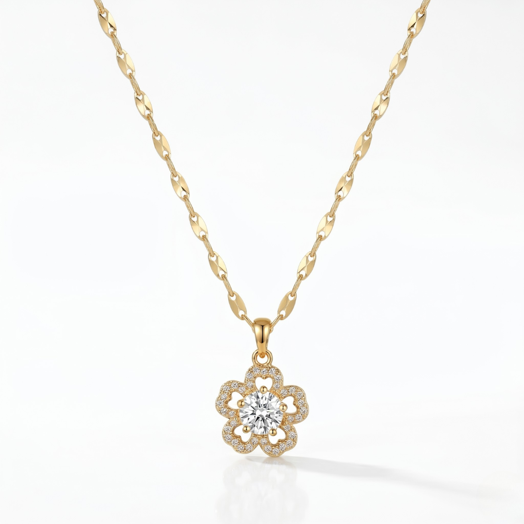 Fleurielle Crystal Necklace | Salty