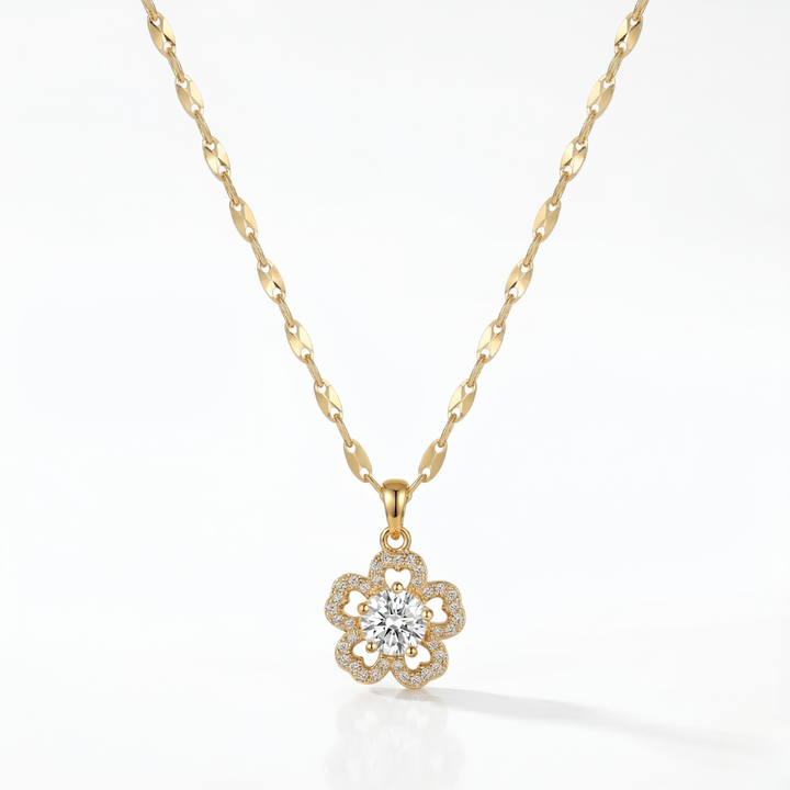 Fleurielle Crystal Necklace | Salty