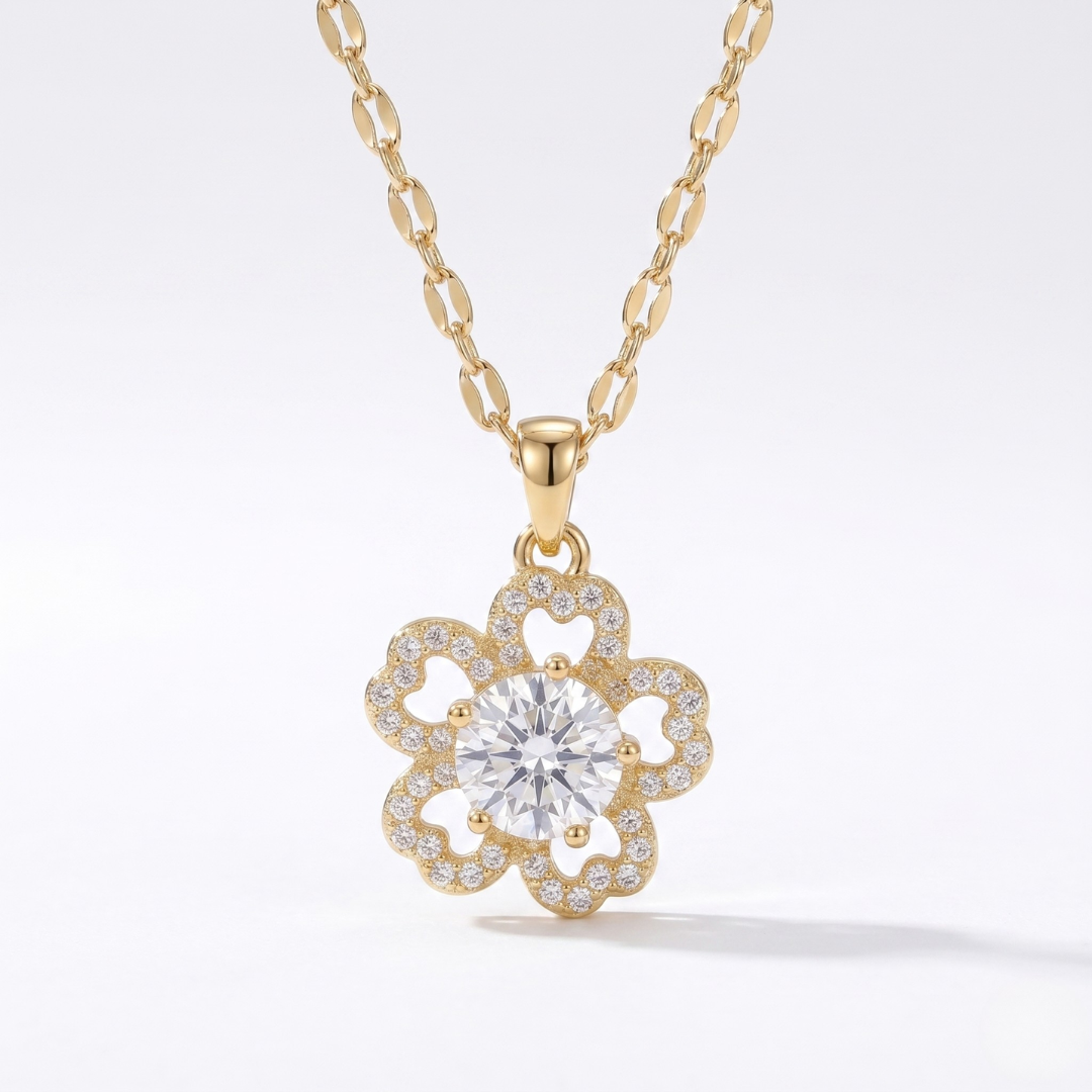 Fleurielle Crystal Necklace | Salty