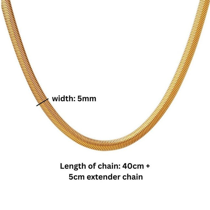 Goldzilla Wave Chain Necklace