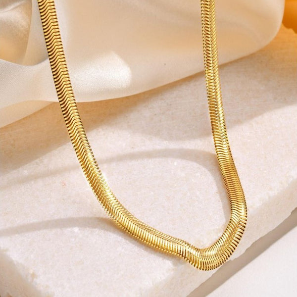 Goldzilla Wave Chain Necklace
