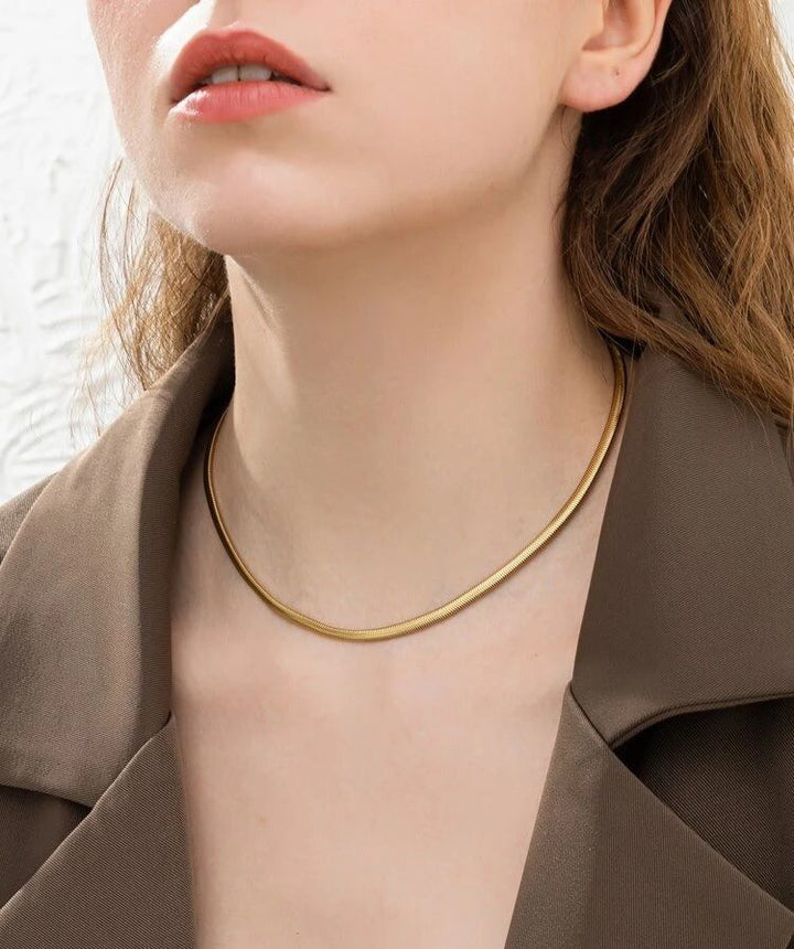 Goldzilla Wave Chain Necklace