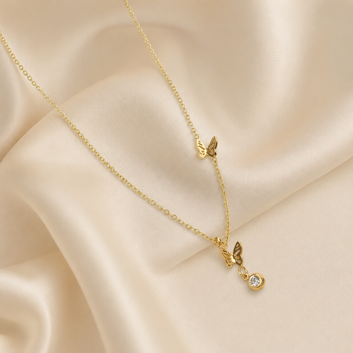 Butterfly Fizz Drop Necklace