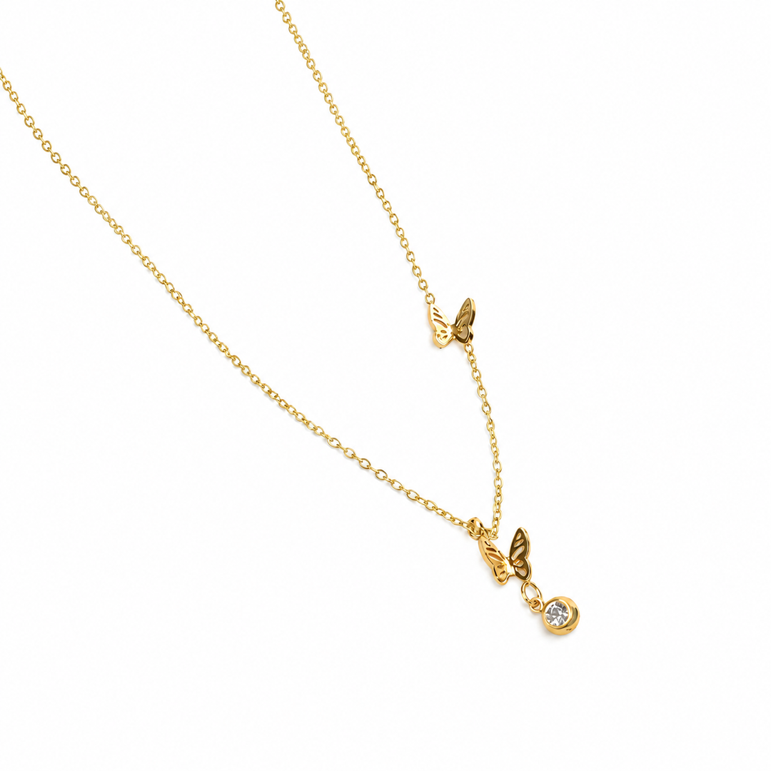 Butterfly Fizz Drop Necklace