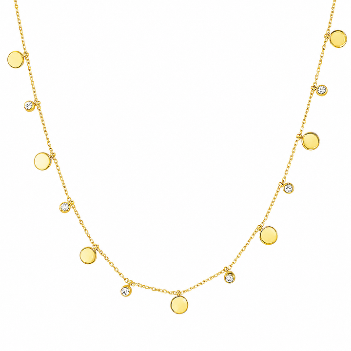 Disco Dot Charm Necklace