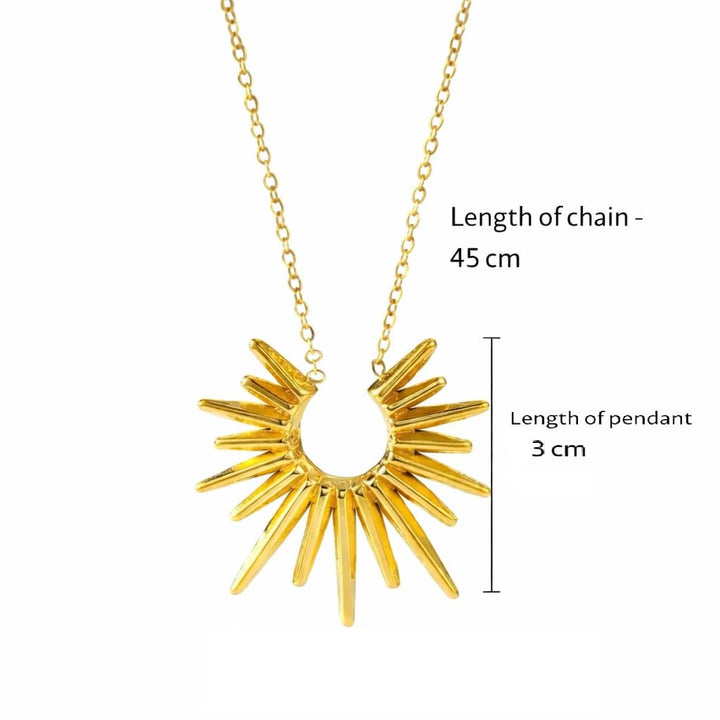 Solar Riot Pendant Necklace