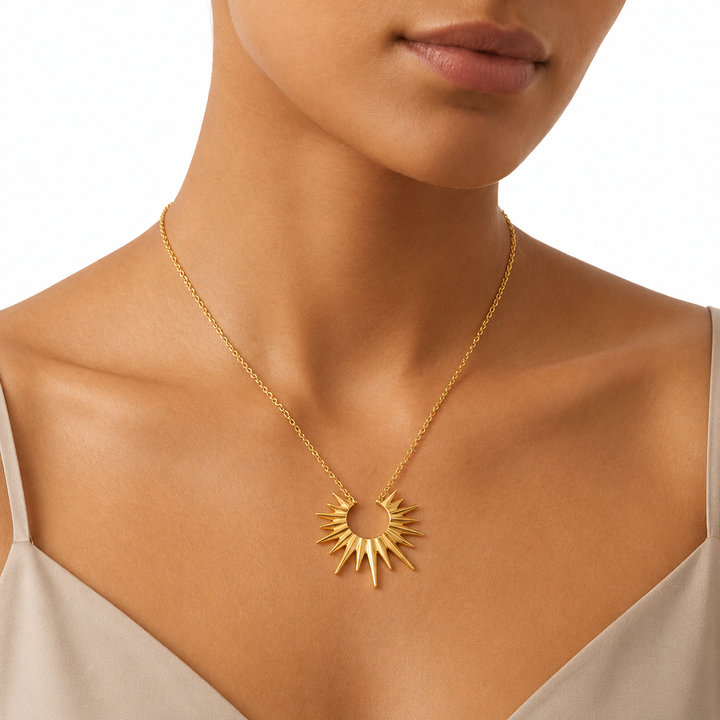 Solar Riot Pendant Necklace