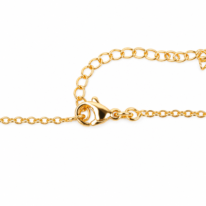 Tulip Rosebud Mini Pendant Necklace - Gold