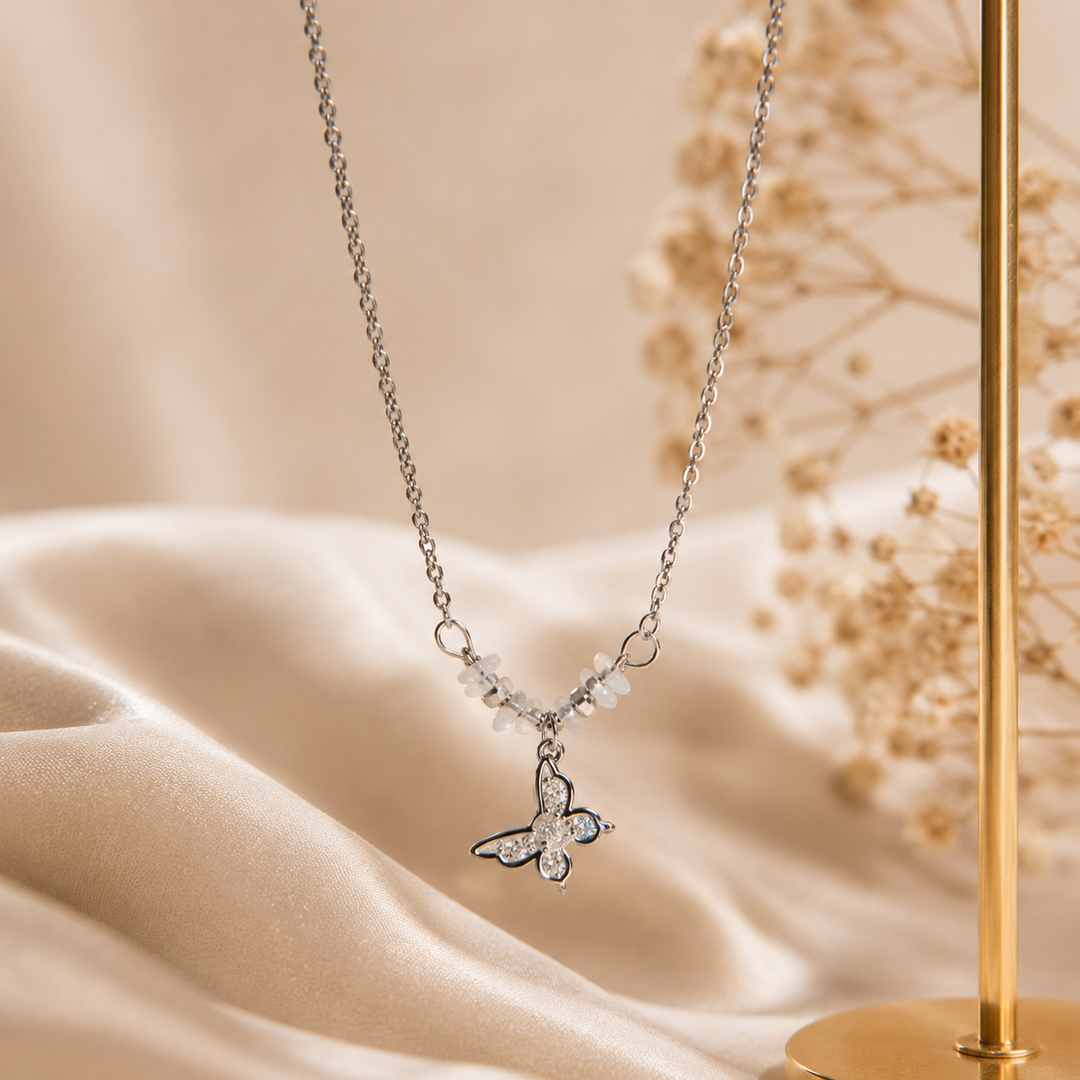 Glow Up Flutter Minimal Necklace