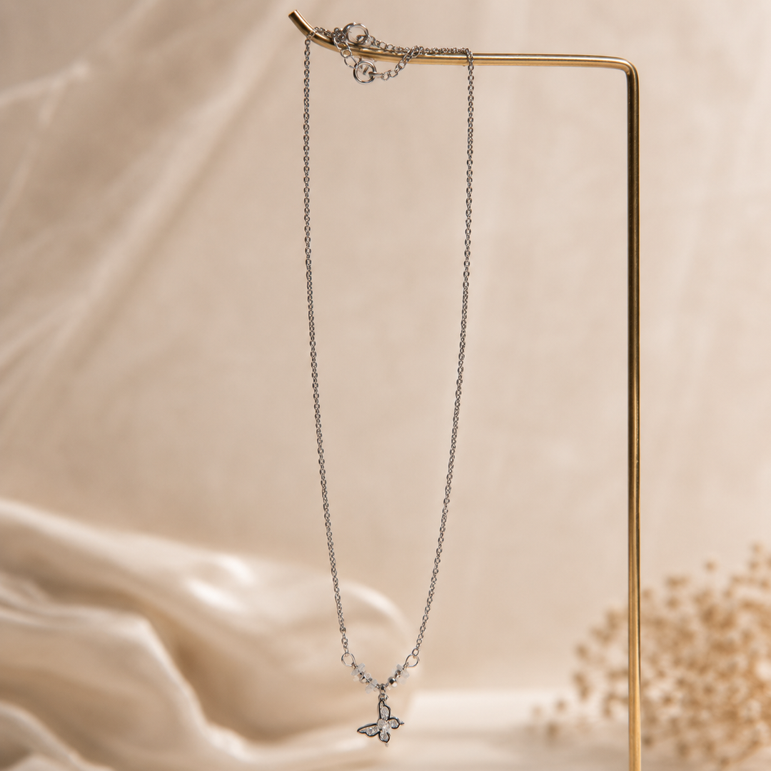 Glow Up Flutter Minimal Necklace